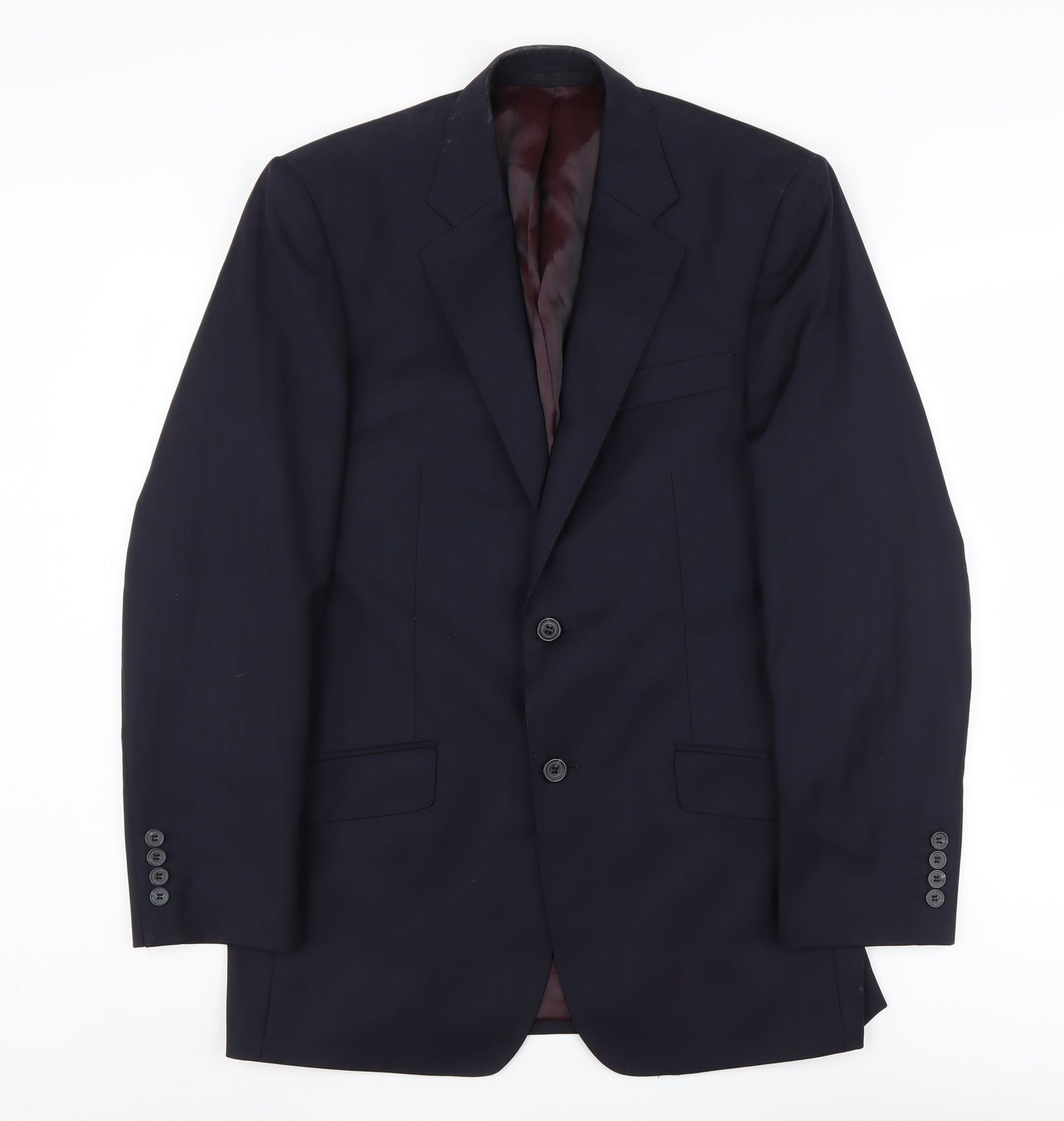 Mens UK Size 38 Berwin & Berwin Regular Blue Suit Jacket