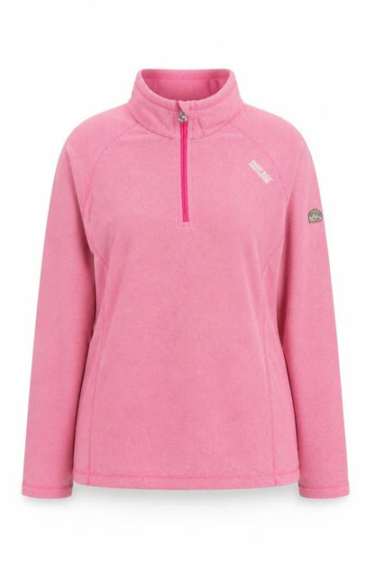 Womens UK Size 10 Regatta Pink Henley Sweatshirt