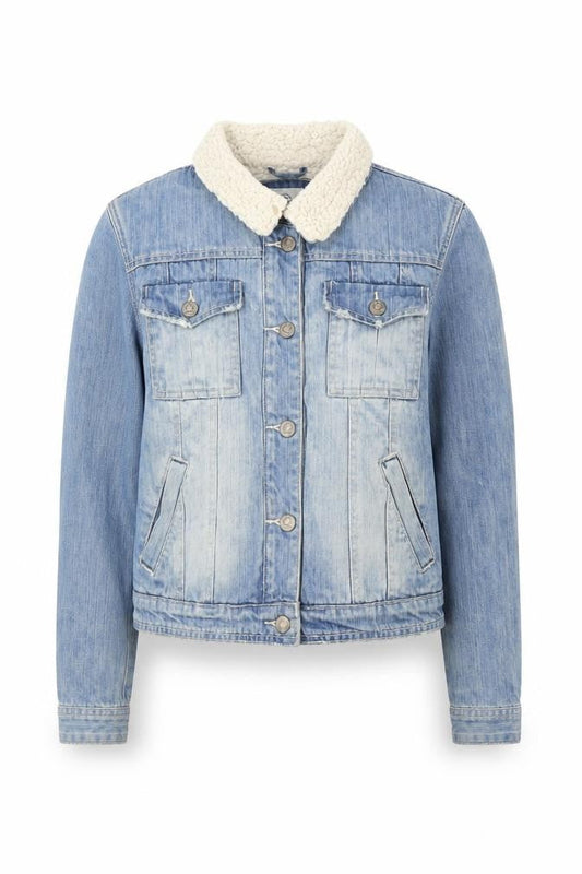 Womens UK Size S SoulCal & Co Blue Basic Jacket