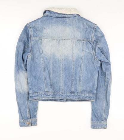 Womens UK Size S SoulCal & Co Blue Basic Jacket