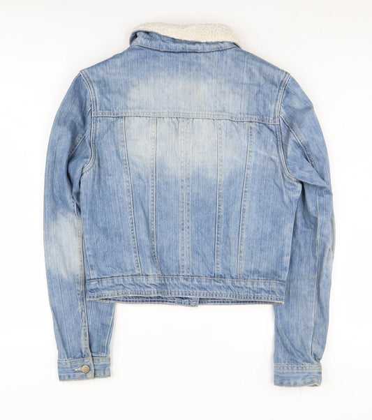 Womens UK Size S SoulCal & Co Blue Basic Jacket