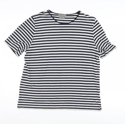 Jaeger Women's Striped T-Shirt M Multicoloured