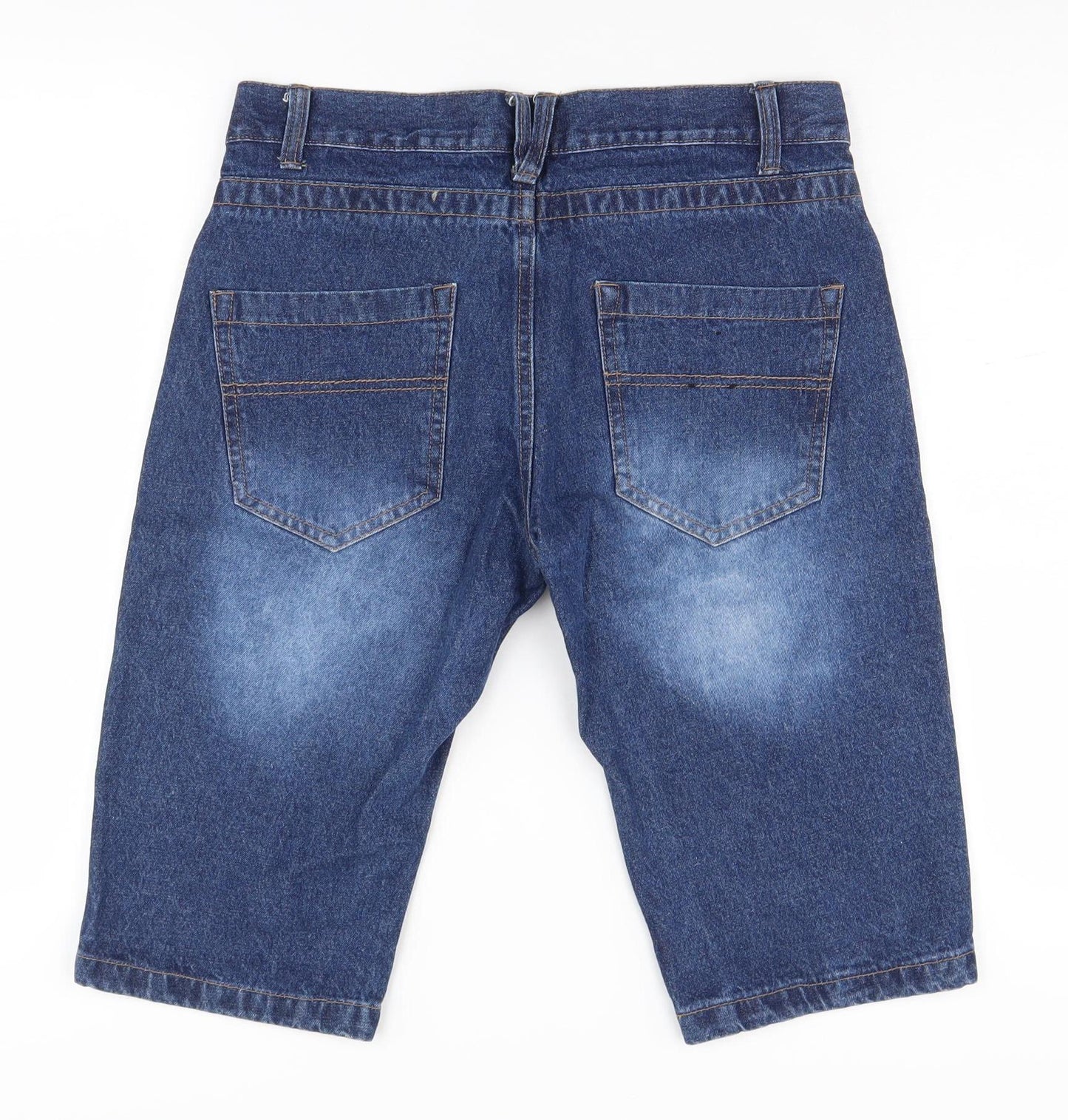 Mens UK Size XS Pierre Cardin  Cropped Blue Jeans