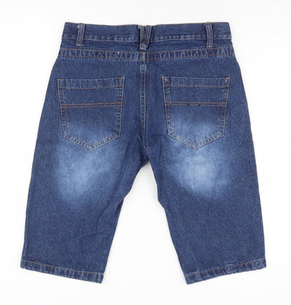 Mens UK Size XS Pierre Cardin  Cropped Blue Jeans
