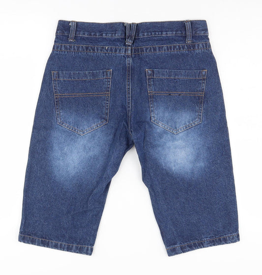 Mens UK Size XS Pierre Cardin  Cropped Blue Jeans