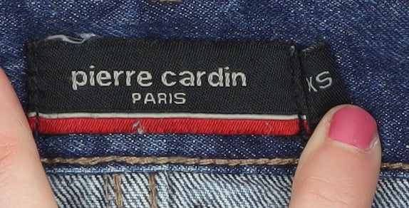 Mens UK Size XS Pierre Cardin  Cropped Blue Jeans