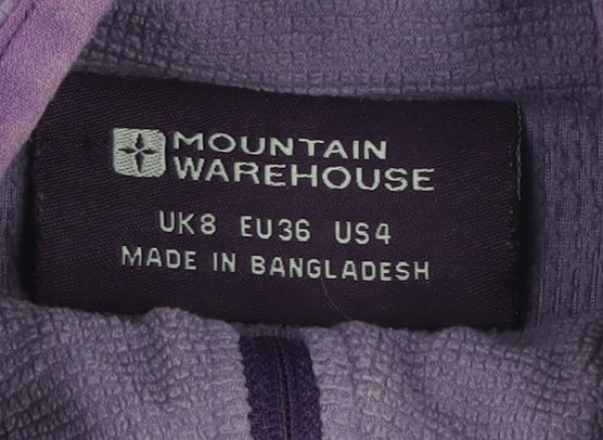 Womens UK Size 8 Mountain Warehouse Purple Pullover Sweatshirt