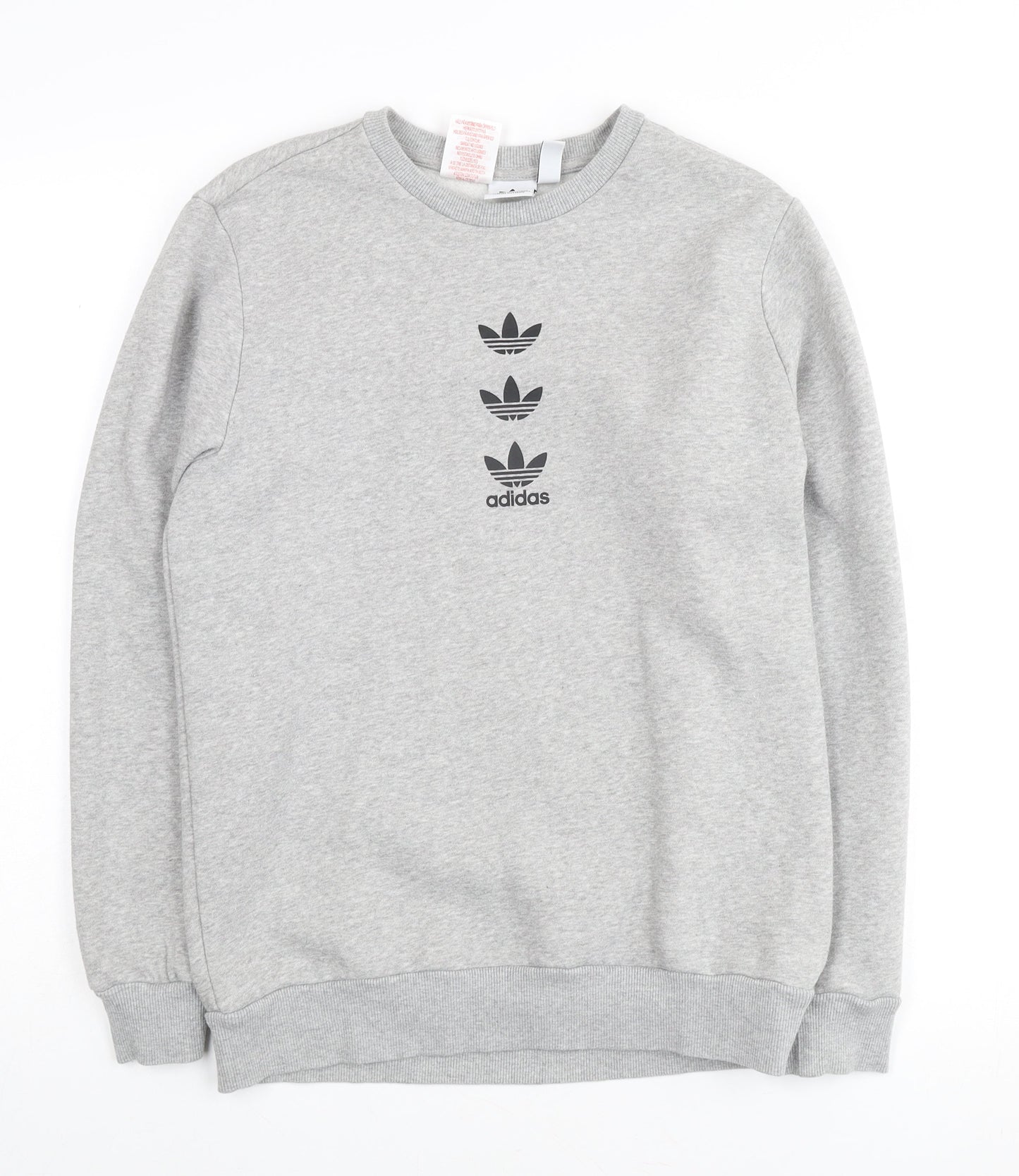 Adidas Boys Grey Crew Neck Sweatshirt 13-14 Years