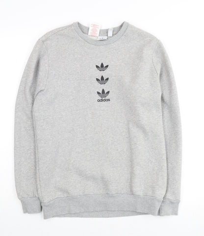 Adidas Boys Grey Crew Neck Sweatshirt 13-14 Years