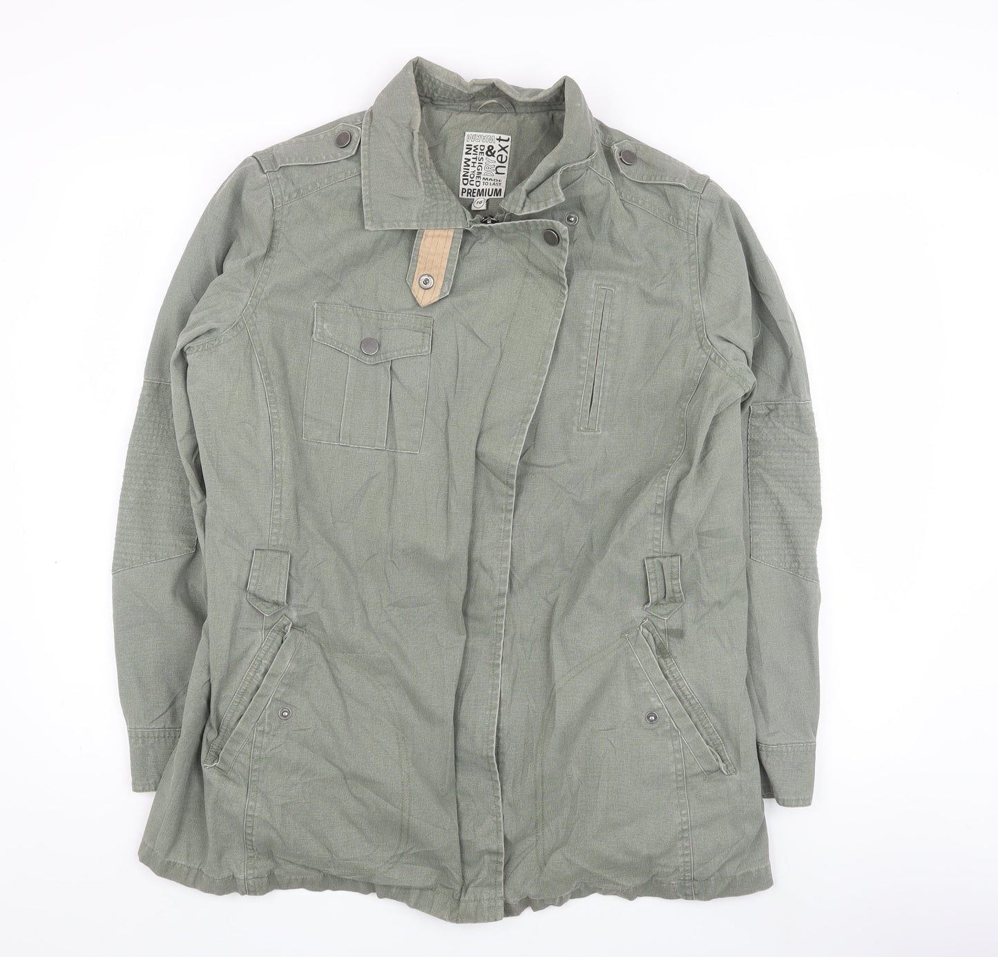 Womens UK Size 16 NEXT Green Military Jacket