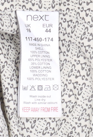 Womens UK Size 16 NEXT Green Military Jacket