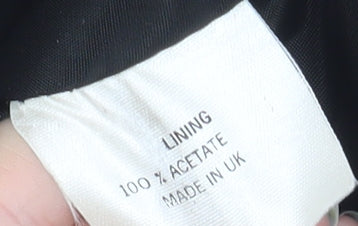 Wallis Women’s Black Blazer, Size 8, Shawl Lapel