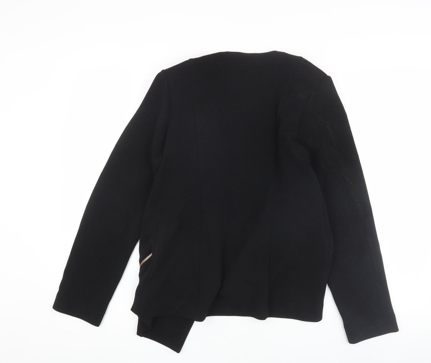 Roman Originals Women Black Regular Blazer Size 12