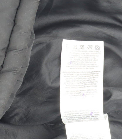 Brave Soul Boys Black Puffer Jacket, Size 13, Hooded, Winter Warm