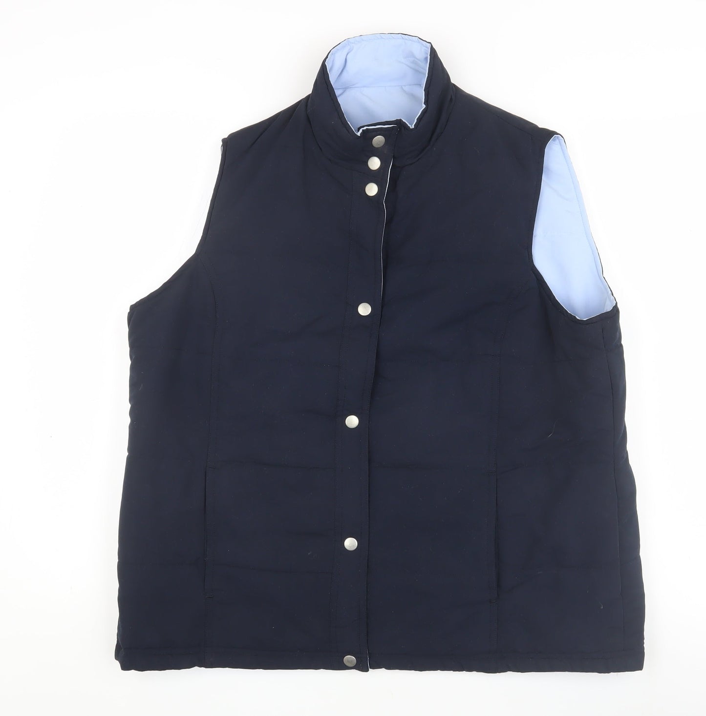 Womens UK Size M Bonmarche Blue Bodywarmer