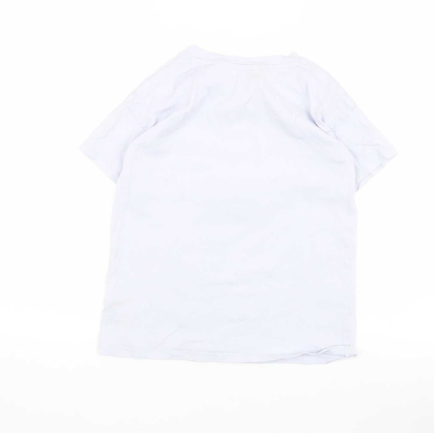 H&M Girls White Disney T-Shirt, 6-7 Years