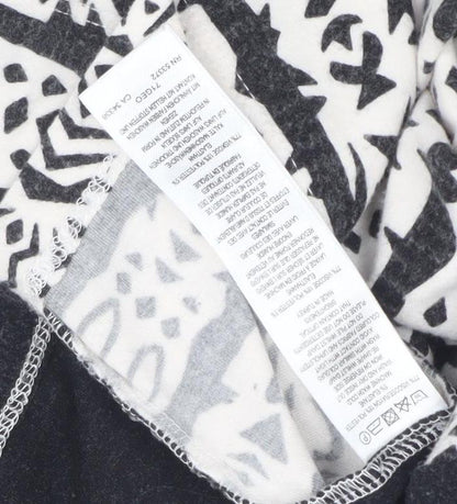 French Connection Women's Black and White Geometric Pencil Dress