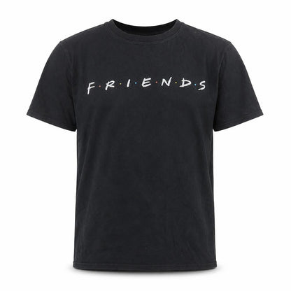 Mens UK Size S FRIENDS Black  T-Shirt