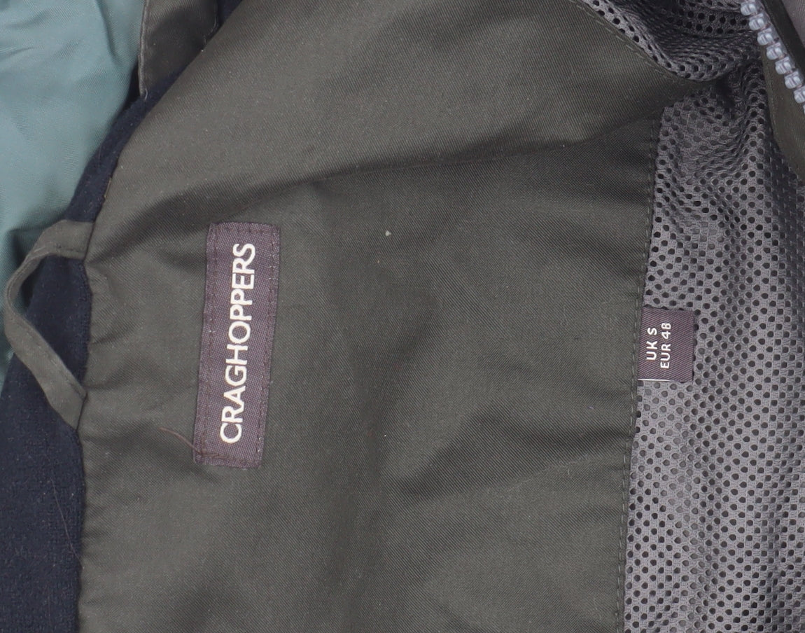 Mens UK Size S Craghoppers Green Anorak Coat
