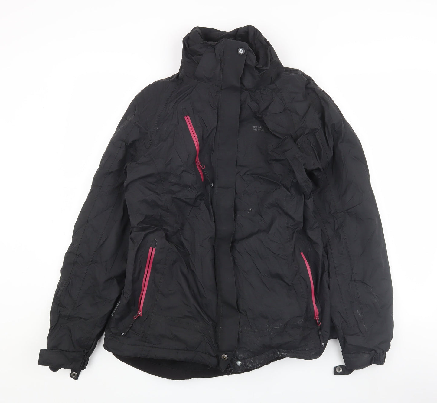 Womens UK Size 14 Warehouse Black Puffer Jacket