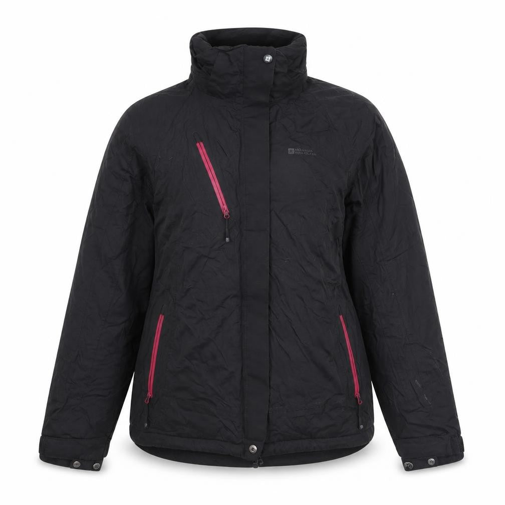 Womens UK Size 14 Warehouse Black Puffer Jacket