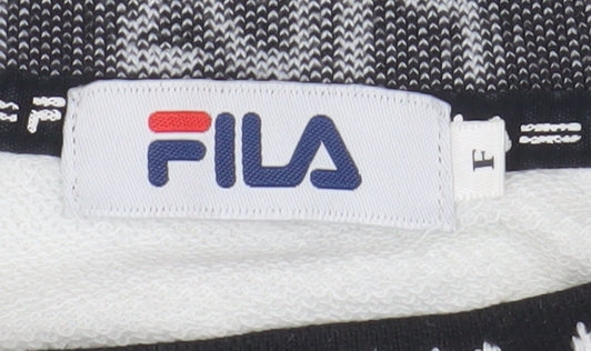 Fila Women's White Logo Crew Neck Sweatshirt S