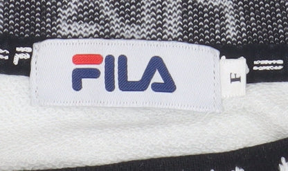 Fila Women's White Logo Crew Neck Sweatshirt S