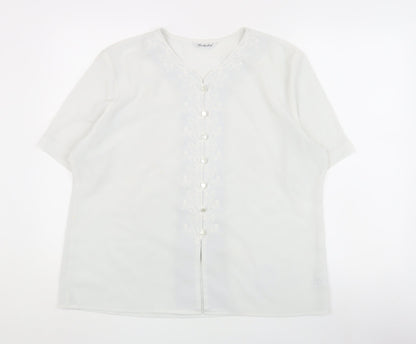 Womens UK Size 20 Berketex White  Blouse