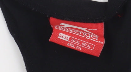 Slazenger Men's Black Tank Top XL Pullover Cotton