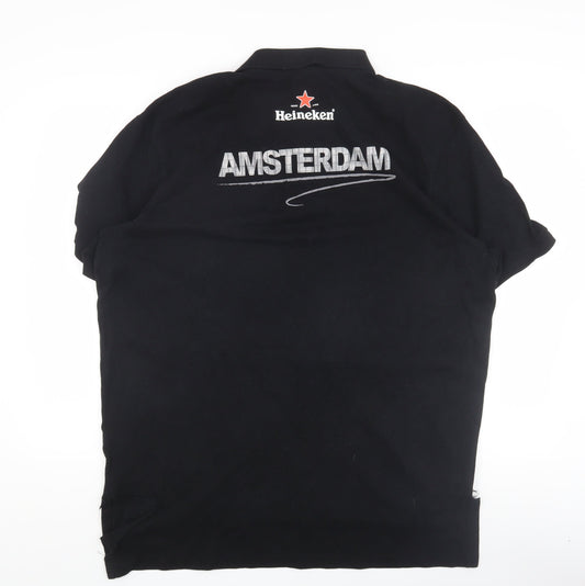 Heineken Men’s Black 3XL Polo Shirt