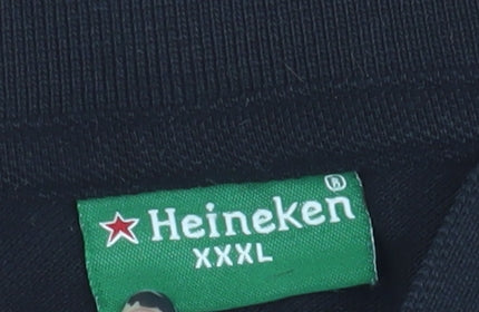 Heineken Men’s Black 3XL Polo Shirt