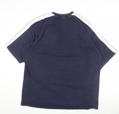 Puma Men's 2XL Blue V-Neck T-Shirt