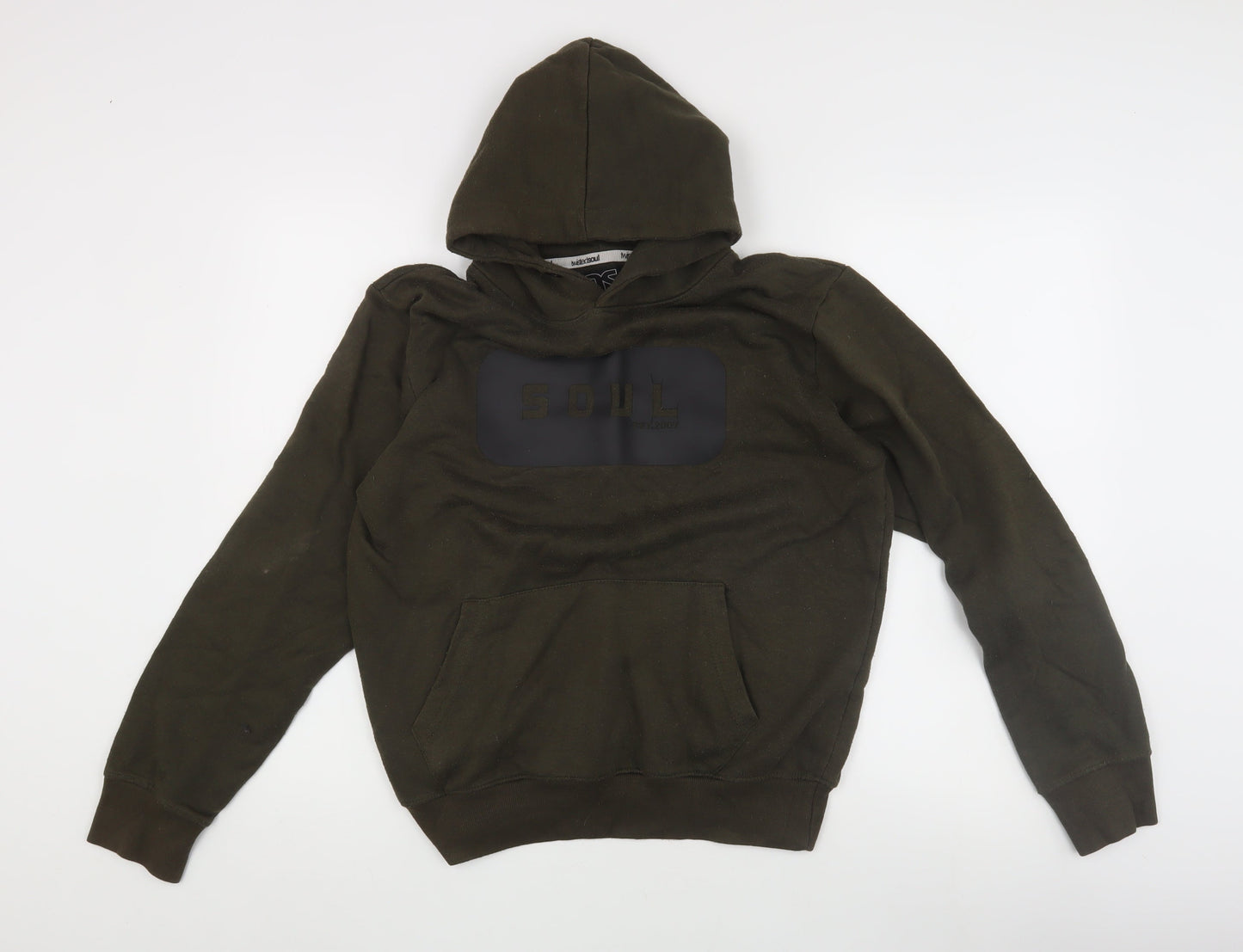 Twistedsoul Men's Green Pullover Hoodie M