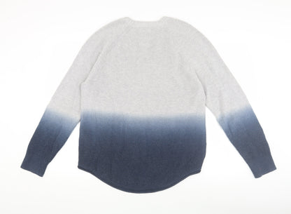 Hollister Men's Grey Pullover Jumper L