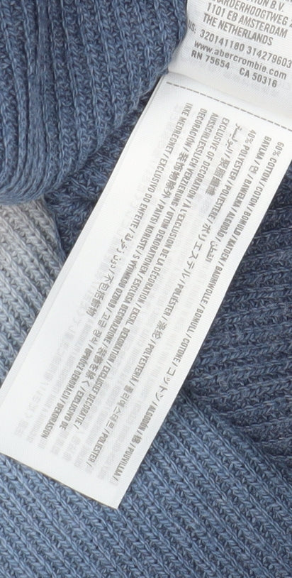 Hollister Men's Grey Pullover Jumper L