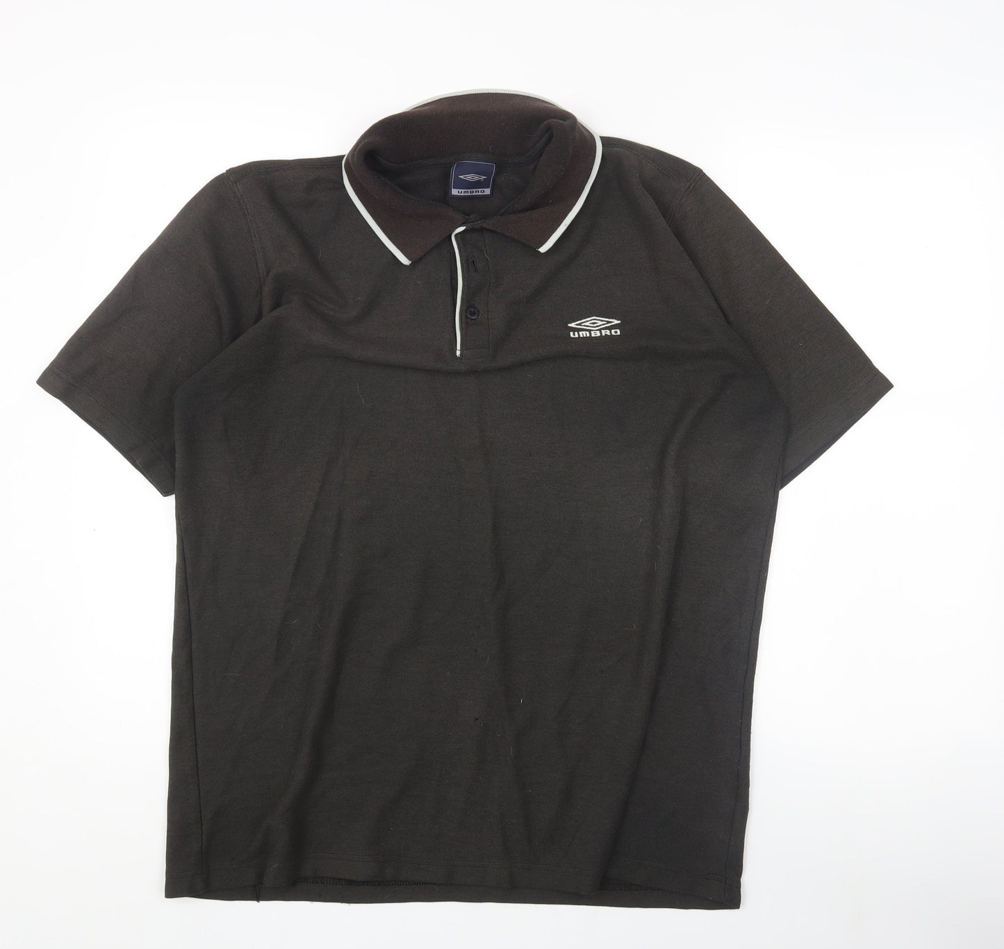 Umbro Men's Brown XL Collared Polo Shirt