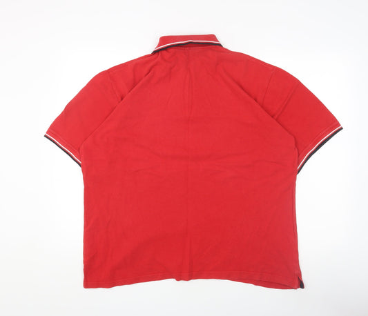 Manchester United Red 2XL Men's Polo Shirt