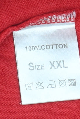 Manchester United Red 2XL Men's Polo Shirt