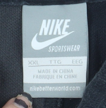 Nike Men's Black 2XL Polo Colourblock Shirt