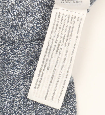 Hollister Men's Blue Long Sleeve Pullover Jumper, L