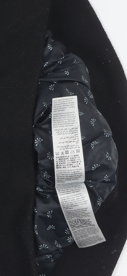 Womens UK Size 12 Jack Wills Black Puffer Jacket