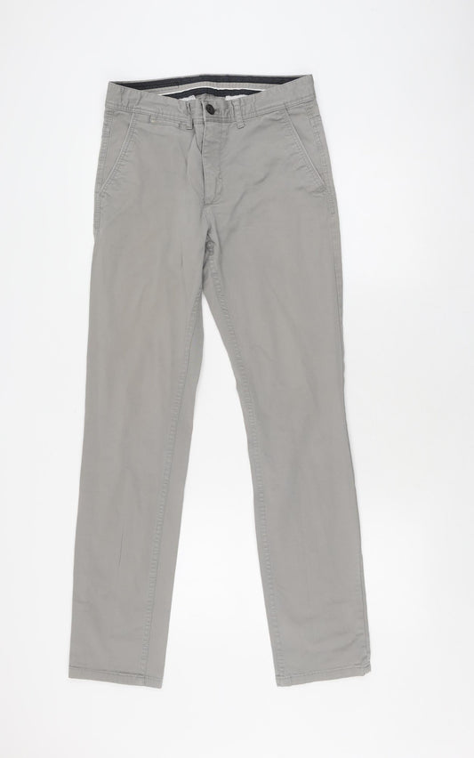 Zara Man Grey Chino Trousers - Size 30