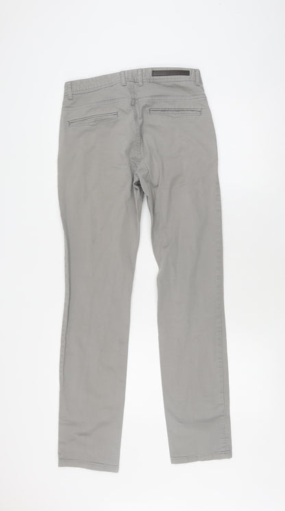 Zara Man Grey Chino Trousers - Size 30