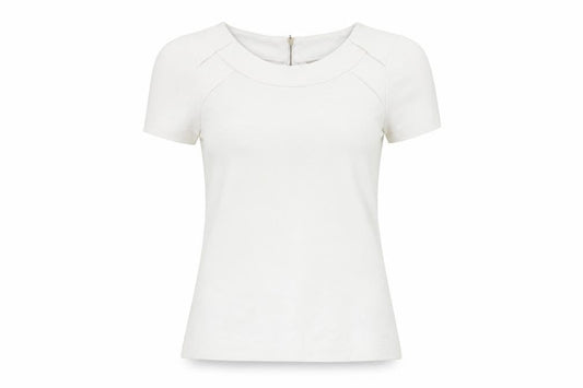 Womens UK Size XS Banana Republic White Basic T-Shirt