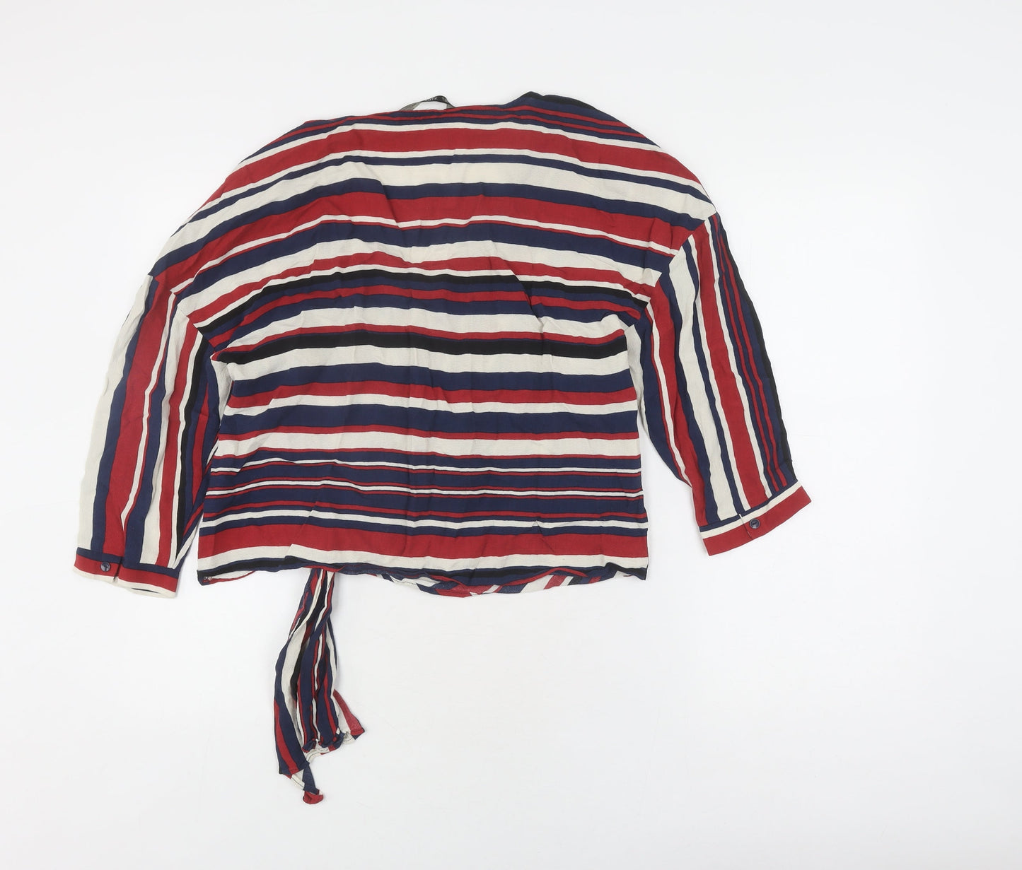 Zara Basic Women's Multicoloured Wrap Blouse Size L
