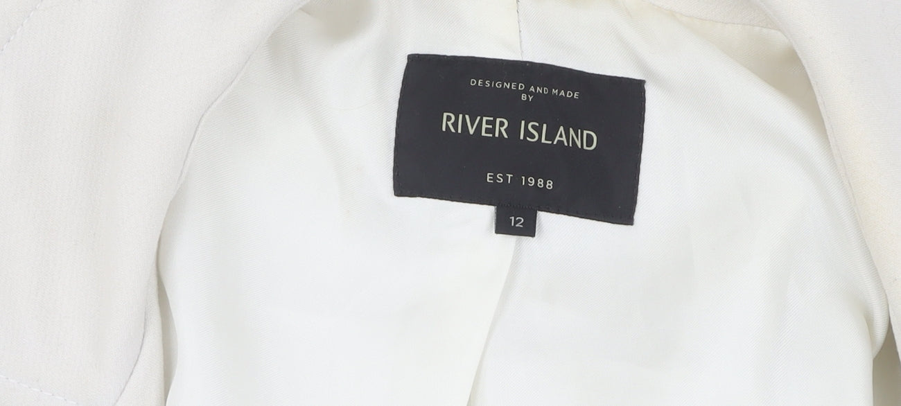 Womens UK Size 12 River Island White