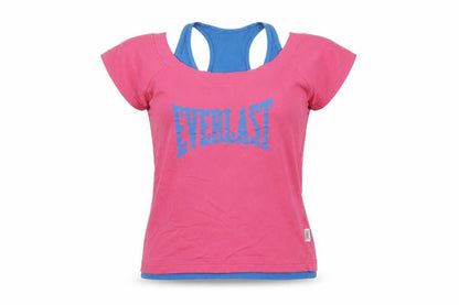 Womens UK Size 12 Everlast Multicoloured Basic T-Shirt