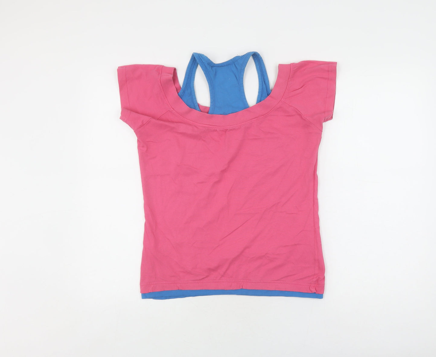 Womens UK Size 12 Everlast Multicoloured Basic T-Shirt
