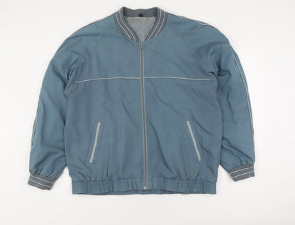Mens UK Size L Debenhams Blue Varsity Jacket