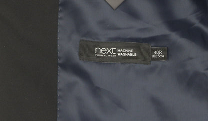 Mens UK Size 40 NEXT Regular Black Suit Jacket